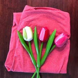 Red Heathered LuLaRoe Tall & Curvy Leggings